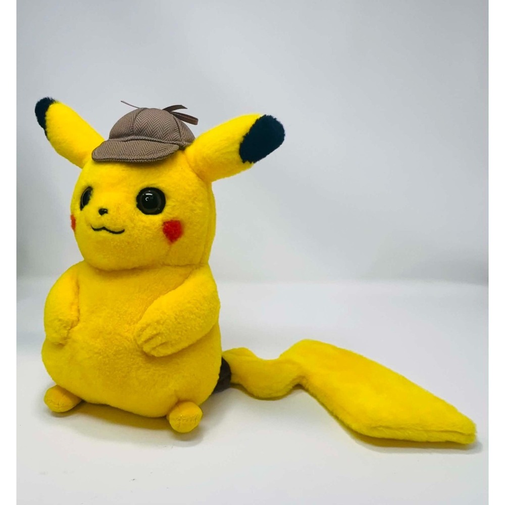 Pokémon Detective PiKACHU WCT Exclusive Plush Toy 8"  Wicked Cool‎ Toys Movie